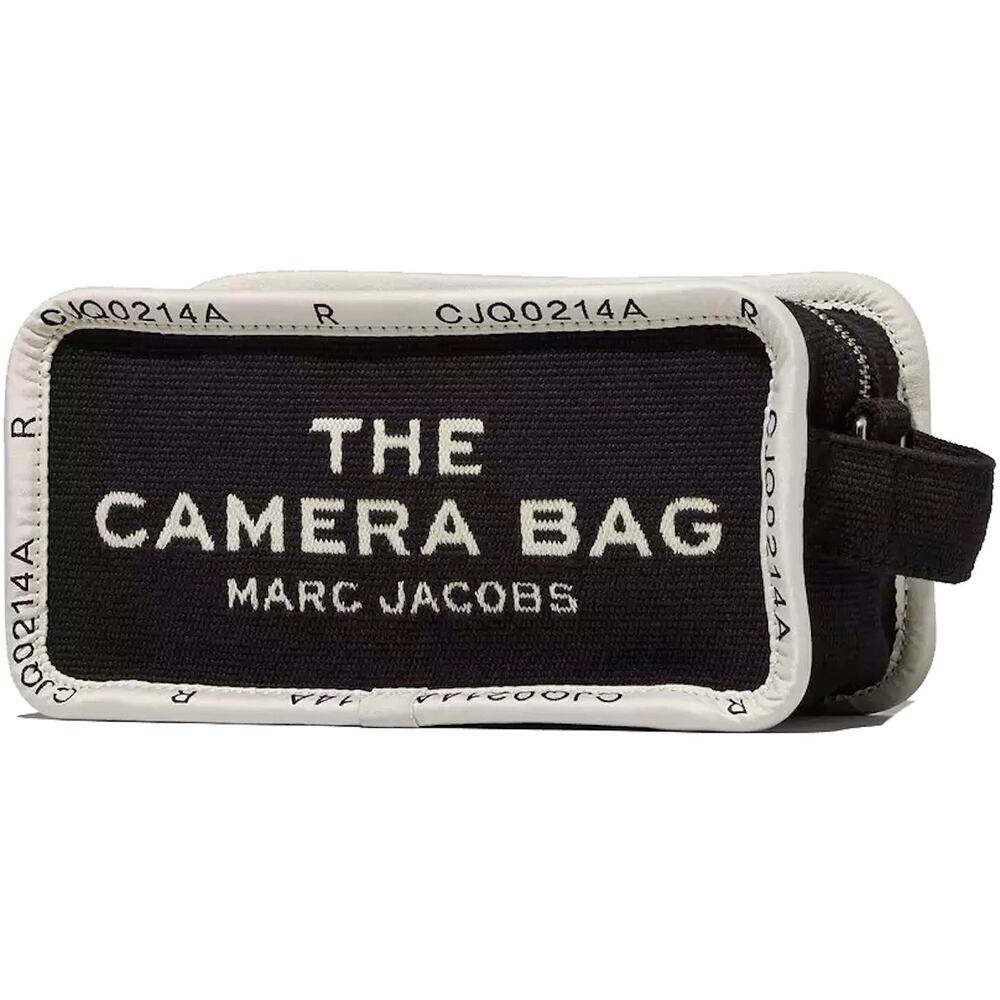 Marc Jacobs Black & White Canvas Crossbody The Camera Bag